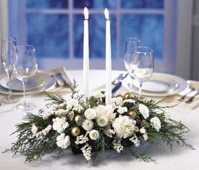 The FTD Wintergarden Candle Centerpiece