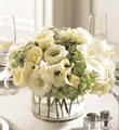 The FTD White Linen Centerpiece