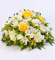 Classic Posy Yellow and White - Funeral