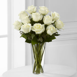 The FTD White Rose Bouquet