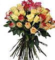 Bouquet of Multicolor Roses