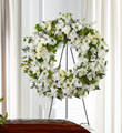 The FTD Faithful Wishes Wreath