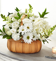 The FTD Pure Ivory Basket