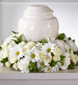 The FTD Ivory Gardens Cremation Adornment