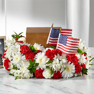 The FTD Spirit of Patriotism Cremation Adornment