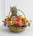 The FTD Rest in Peace Fruit & Flowers Basket