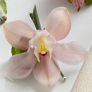 The FTD Pink Cymbidium Boutonniere